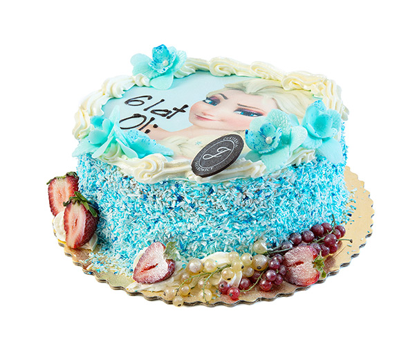 Zdjęcie torta urodzinowego na zlecenie piekarni ze Słupska